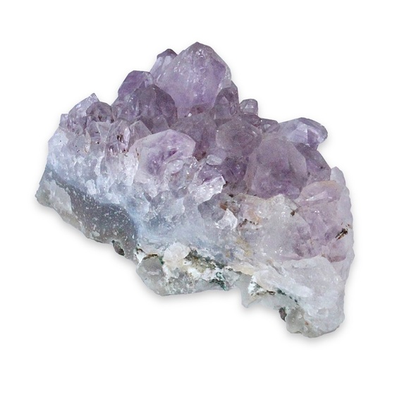 Raw Amethyst Crystal Cluster Geode Specimen from Vintage Rock Hound Estate - Picture 3 of 4